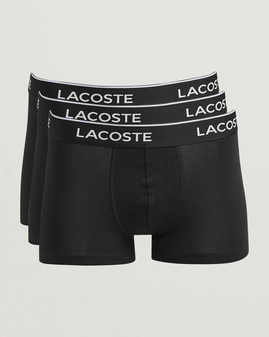 Lacoste - Boxer Cotton Stretch 3er black