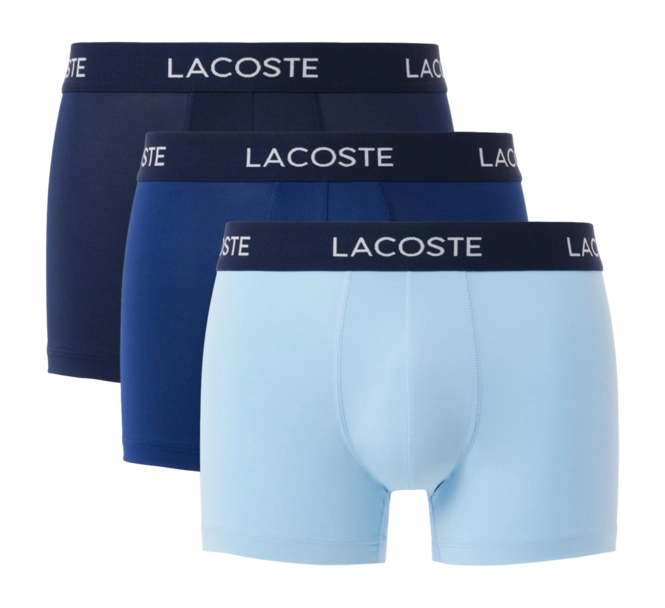 Lacoste - Boxer Microfaser 3er navy/blue