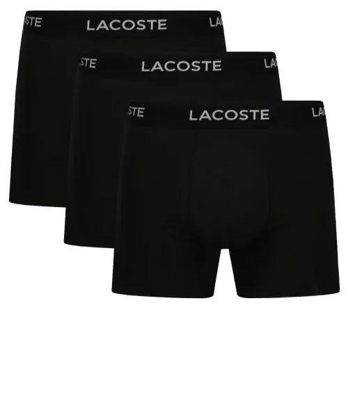 Lacoste - Boxer Microfaser 3er black