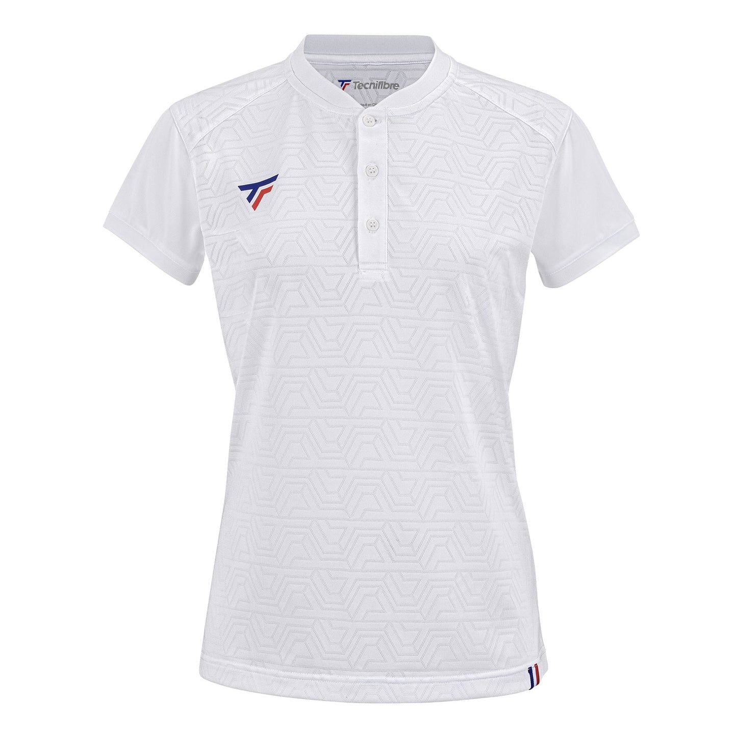 Women Team Mesh Polo Weiß