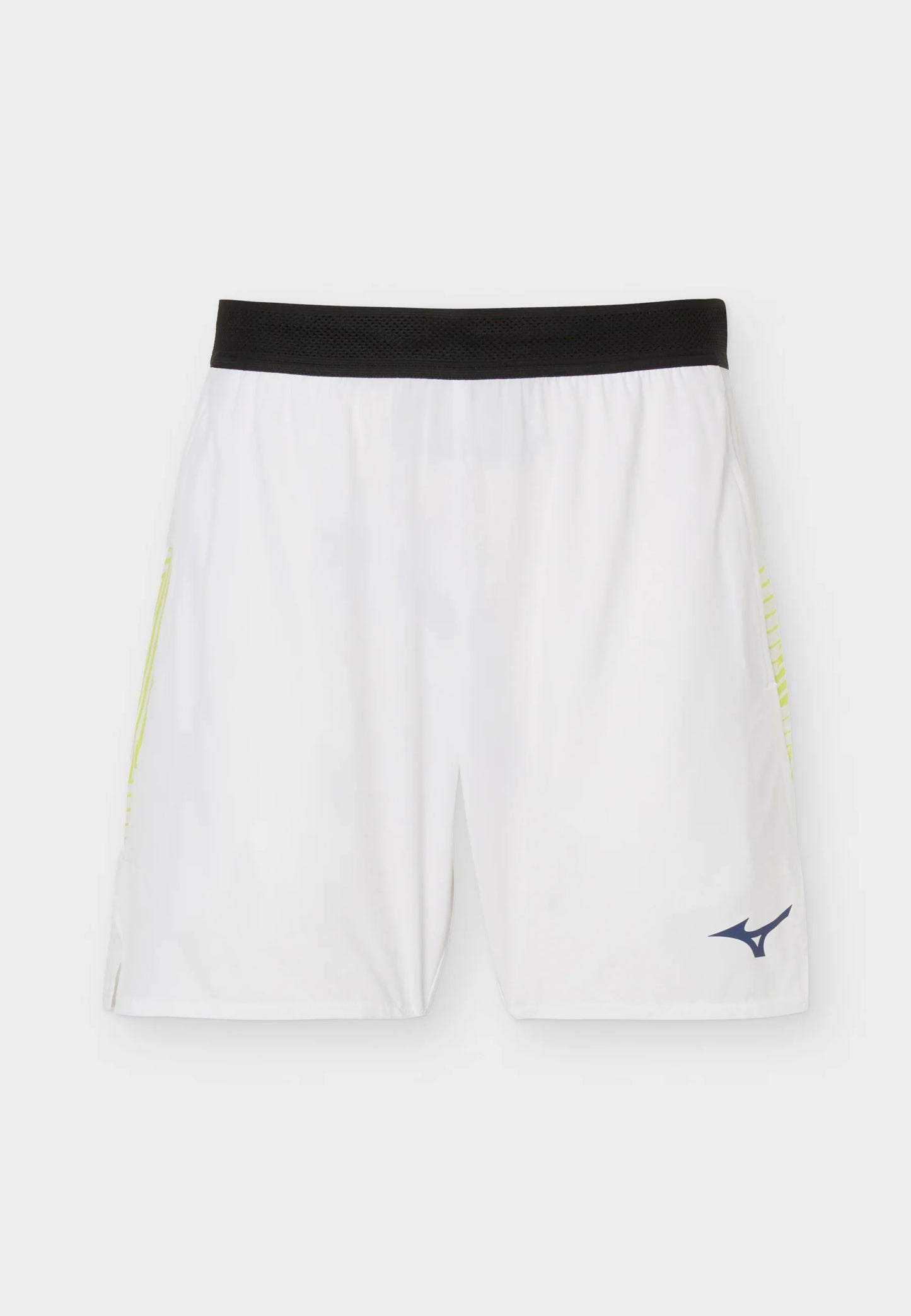 Mizuno - 7 Inches Amplify Short - white / yellow