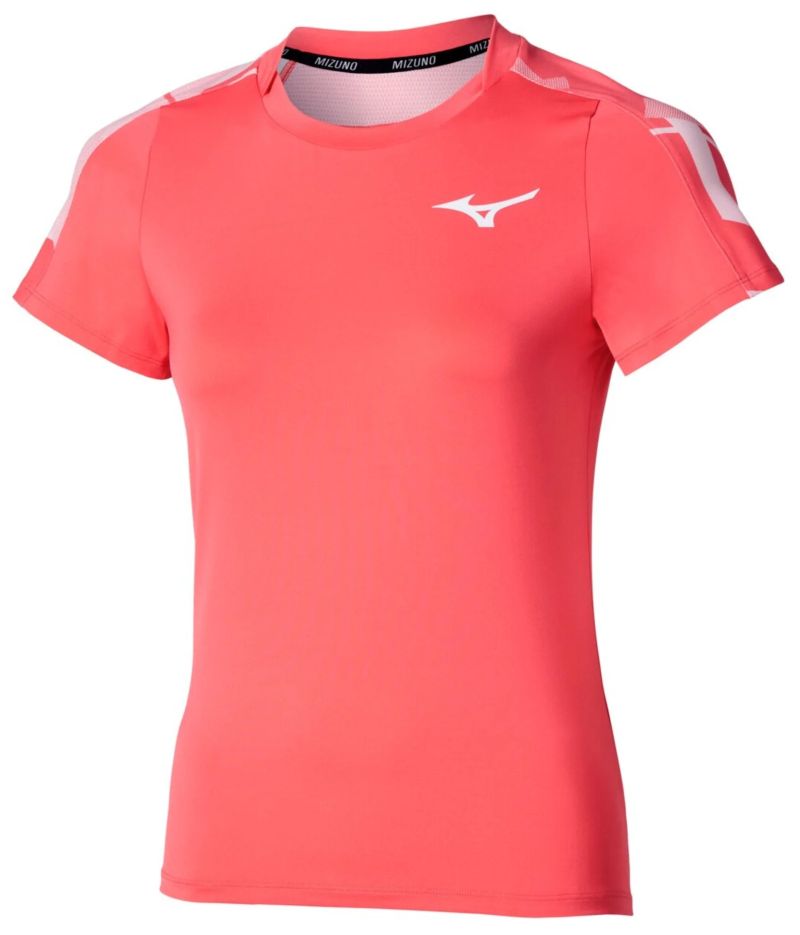 Mizuno - W. DB Printed SS Tee Coral