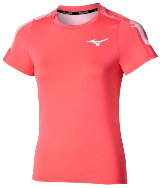 Mizuno - W. DB Printed SS Tee Coral