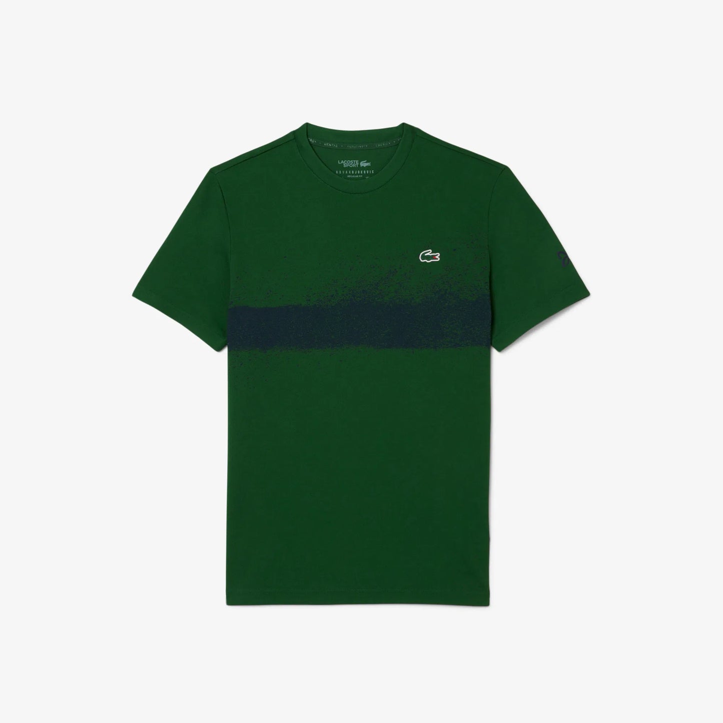 Lacoste - T-Shirt Vert/Navy Djokovic Fan Shirt - TH8986