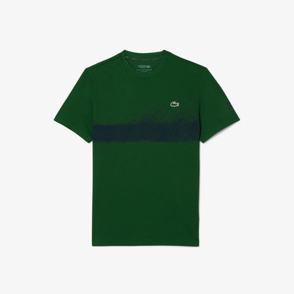 Lacoste - T-Shirt Vert/Navy Djokovic Fan Shirt - TH8986