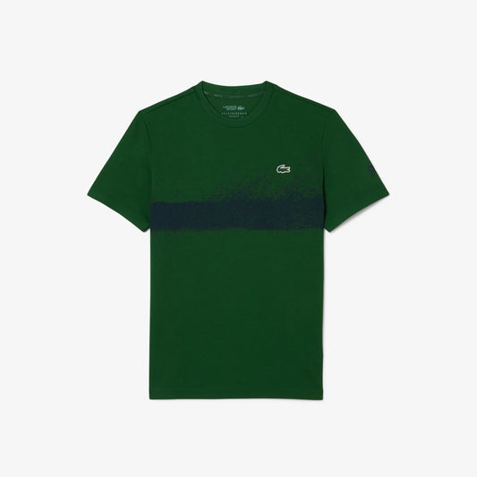 Lacoste - T-Shirt Vert/Navy Djokovic Fan Shirt - TH8986