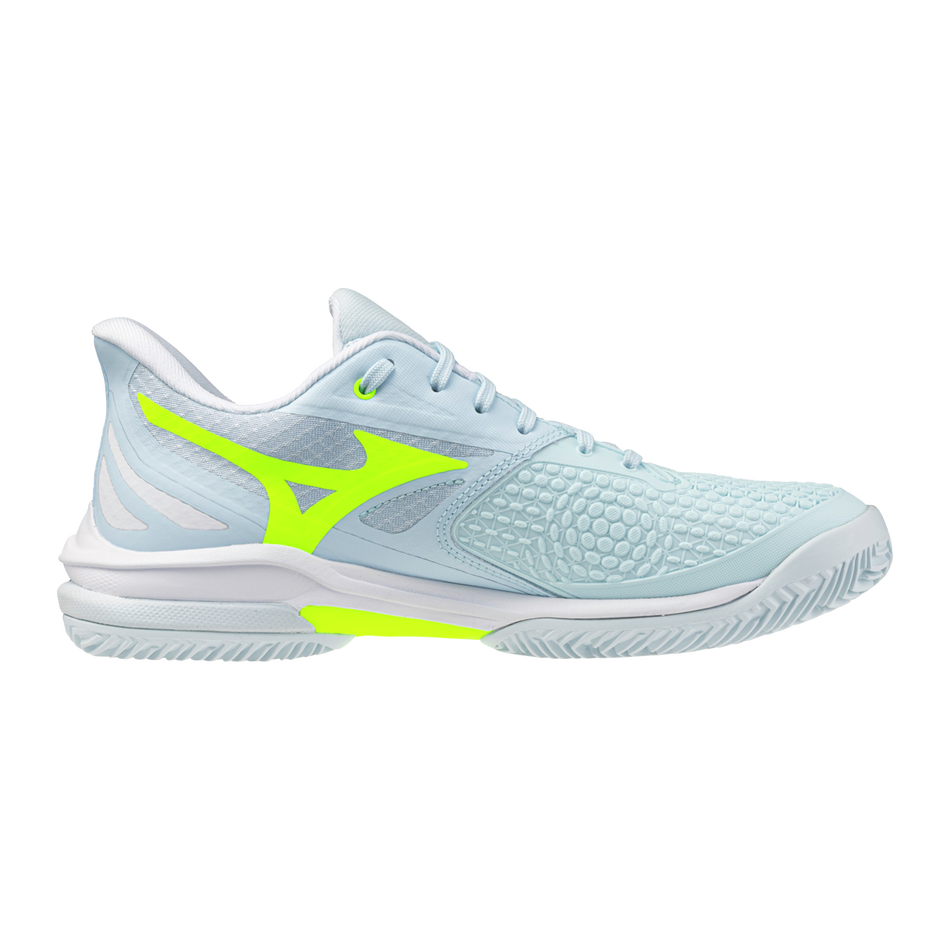 Mizuno - Women Wave Exceed Tour 7 CC Ice/yellow/white