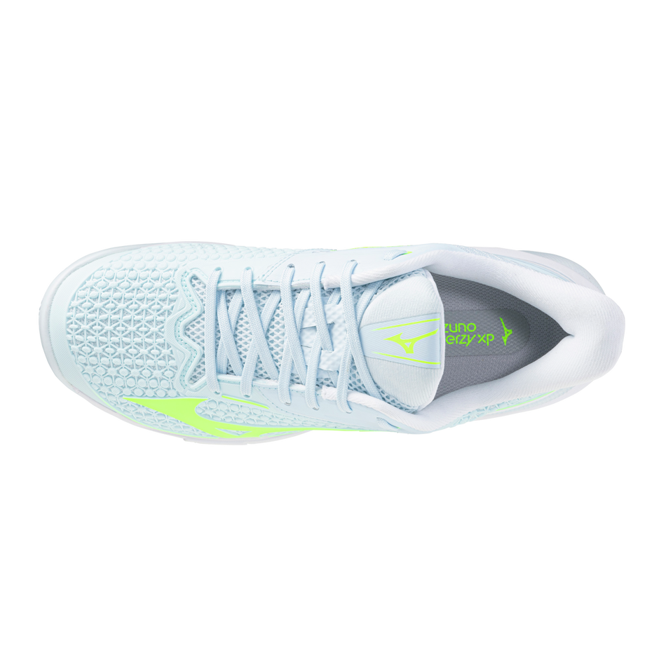 Mizuno - Women Wave Exceed Tour 7 CC Ice/yellow/white