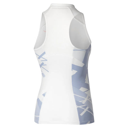 Mizuno - W. DB Printed Tank White/Icelandic Blue